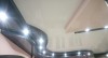 Двухуровневый глянцевый натяжной потолок в гостиную - pro-ton.org - Екатеринбург
